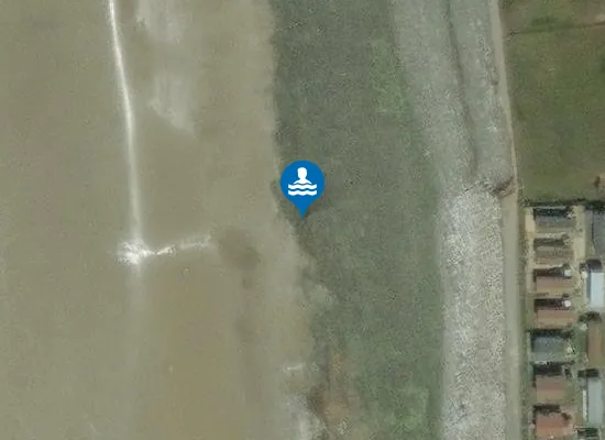 Satellite view of Walney West Shore