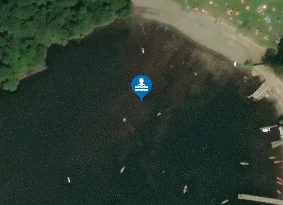 Satellite view of Derwent Water at Crow Park