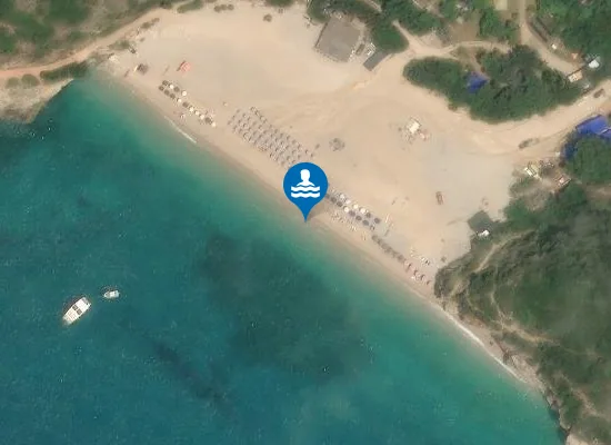 Satellite image of Plazhi i Gjipes