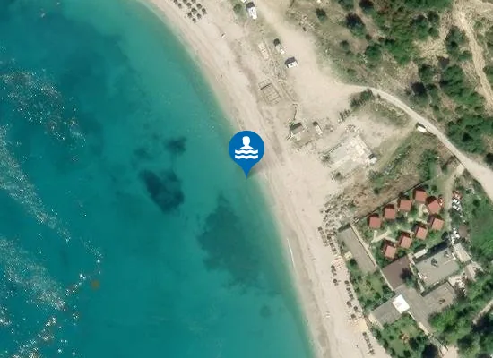 Satellite image of Plazhi i Bunecit