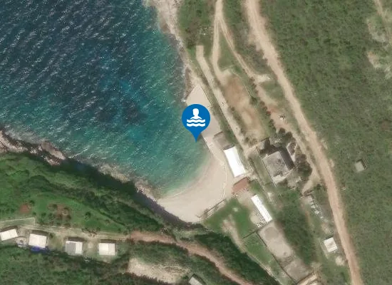 Satellite image of Heaven Beach