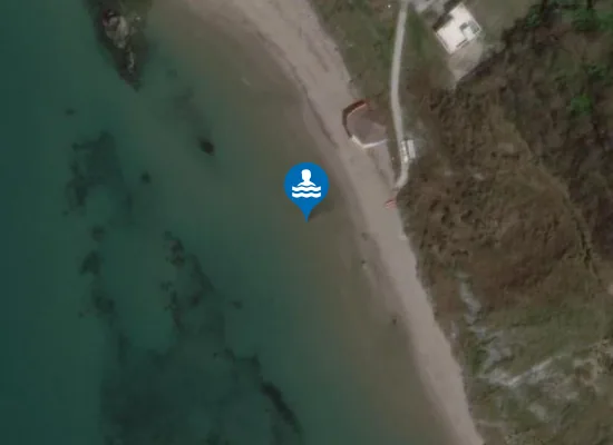 Satellite image of Plazhi Portez
