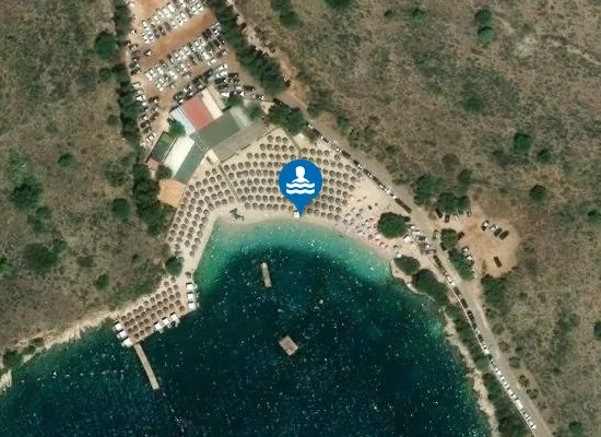 Satellite image of Gjiri i Hartës