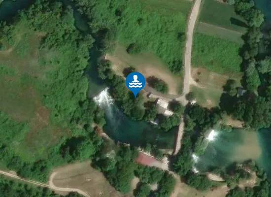 Satellite view of Božjak kupalište