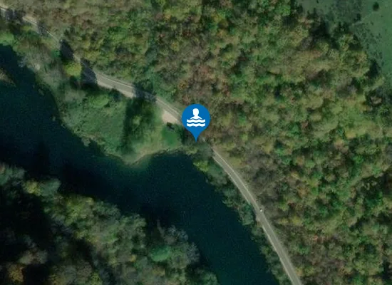 Satellite image of Plaža Piskar