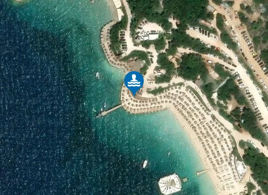 Satellite image of Pema e Thatë