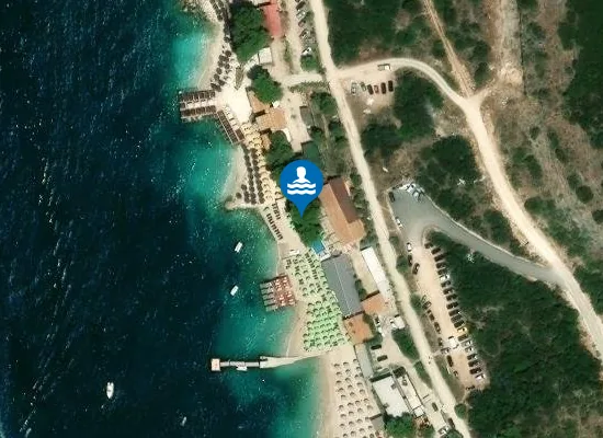 Satellite image of Coco Beach