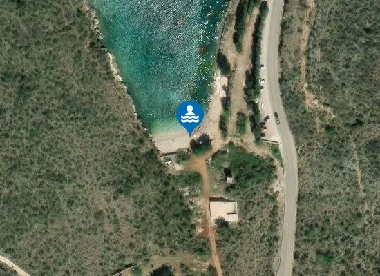 Satellite image of Plazhi i Panormasë