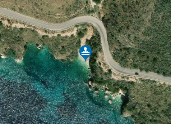 Satellite image of Plazhi i Porto Palermo