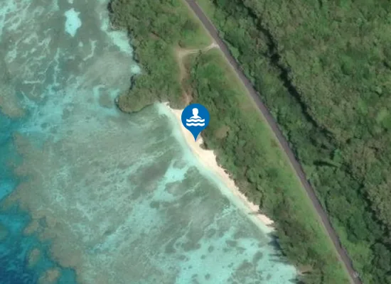 Satellite image of plage de la dalle