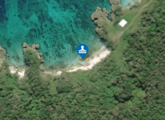 Satellite view of Plage de Pede