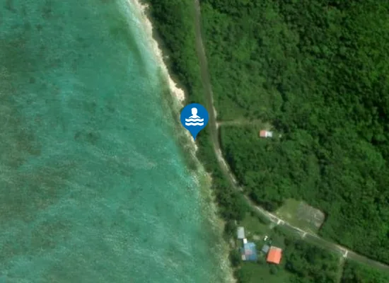 Satellite image of Plage de Tiberia