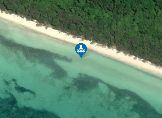 Satellite image of Plage de la Pointe aux Requins