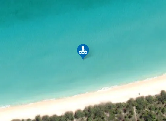 Satellite image of Plage de Mouli