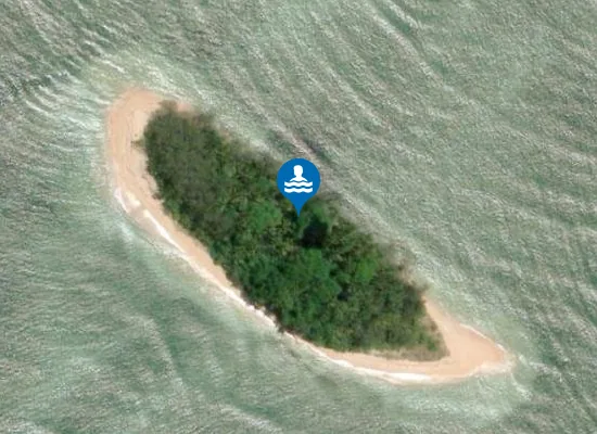 Satellite image of Ilot Moindé-Ouémié
