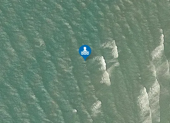 Satellite image of Samuel King seaside