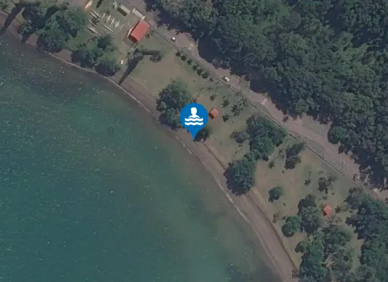 Satellite image of Plage de Carcassone