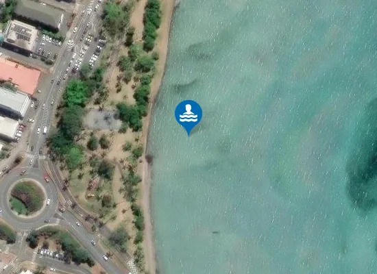 Satellite image of Plage de Magenta