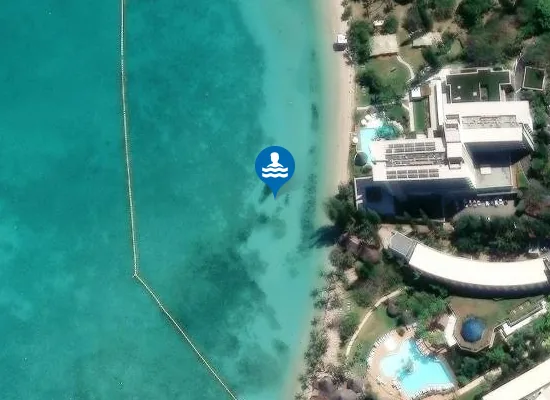 Satellite image of Plage du Château Royal
