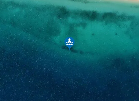 Satellite view of Plage de l'Anse Vata