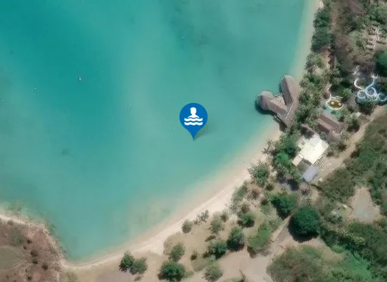 Satellite view of Plage du Kuendu