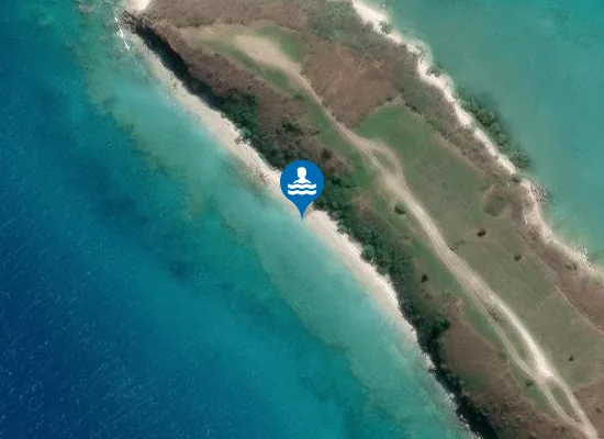 Satellite view of Plage des Nudistes