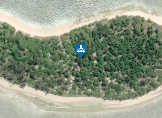 Satellite image of Ile Lange