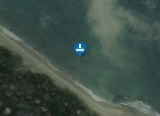 Satellite view of Plage de Tiéti