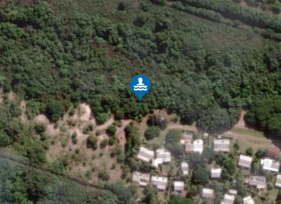 Satellite view of Plage de Poé