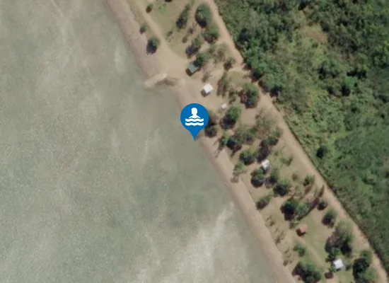 Satellite image of Plage de Franco