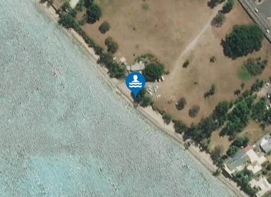 Satellite image of Plage Toaroto