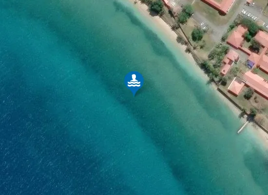 Satellite image of Plage du CHS