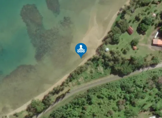 Satellite image of Plage de Touho