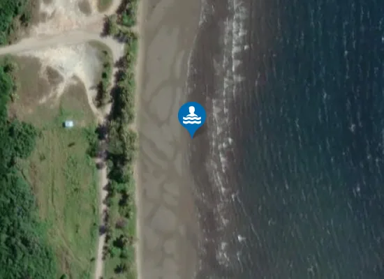 Satellite image of Plage de St Mathieu