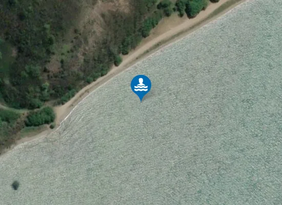 Satellite image of Plage de Pandop