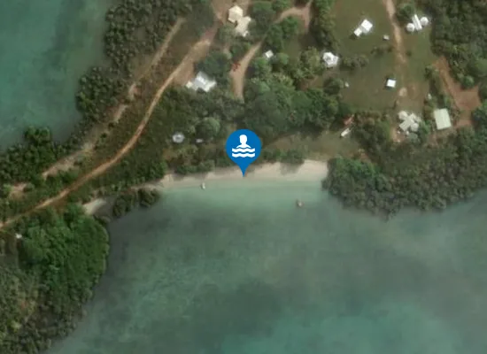 Satellite image of plage de Golone