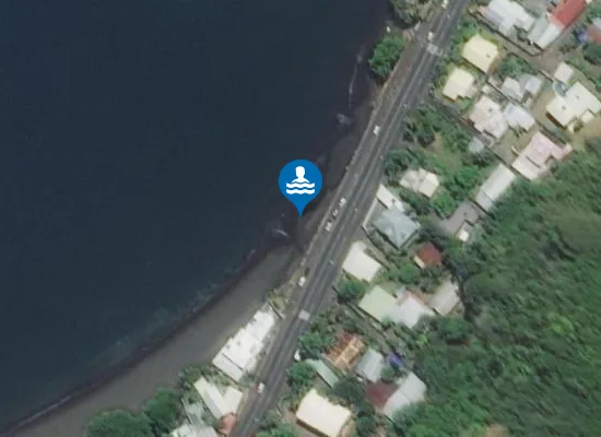 Satellite image of Plage Lafayette