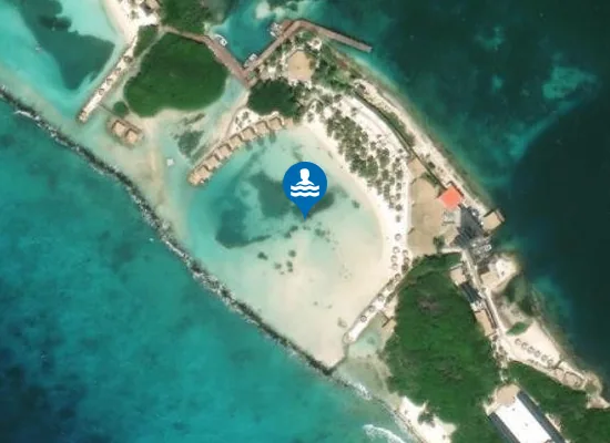 Satellite view of Iguana Beach