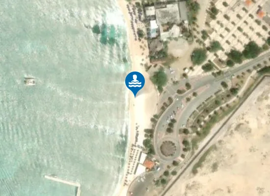 Satellite view of Surfside Beach