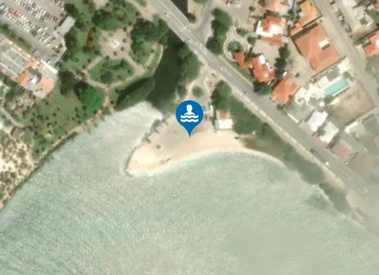 Satellite view of Governor's Beach