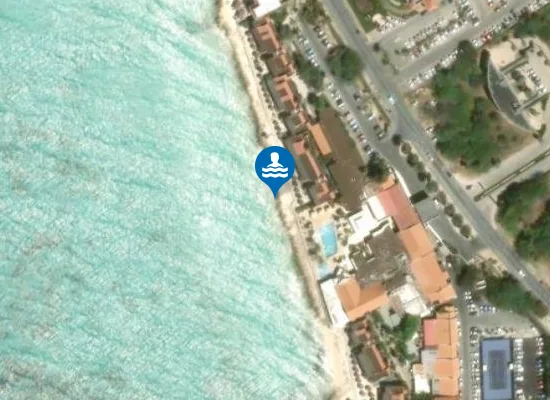 Satellite view of Druif Beach