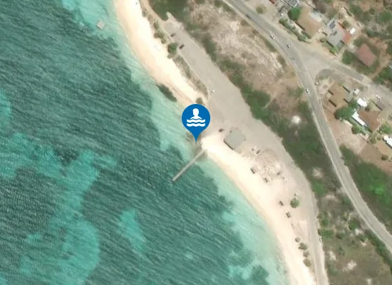 Satellite view of Rodgers Beach