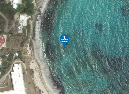Satellite image of Dawn Beach