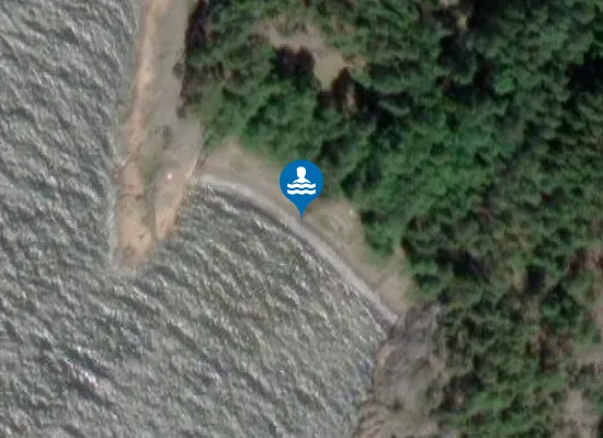 Satellite image of Brakkebaugsanden