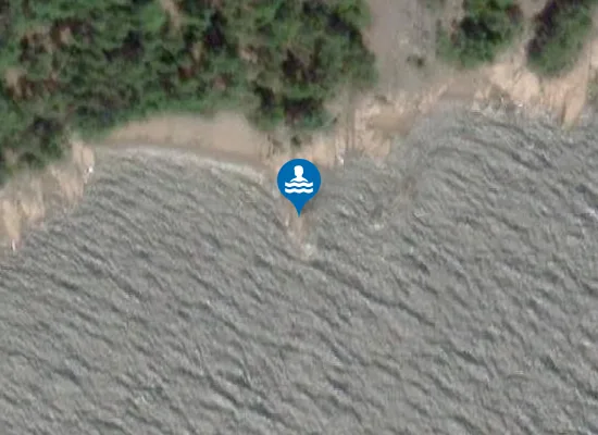 Satellite image of De brente buktene