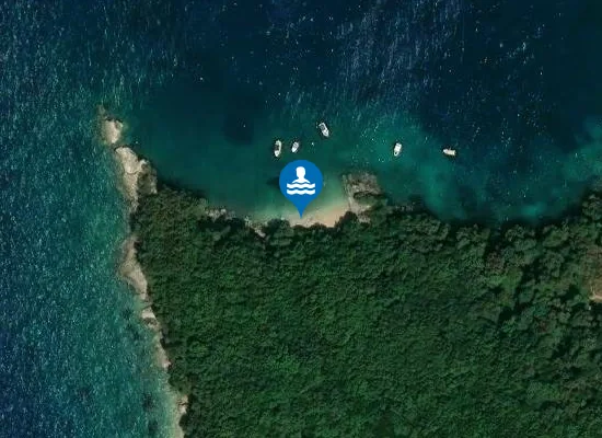 Satellite image of Gjiri i Blistë
