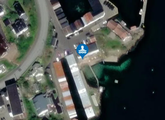 Satellite image of Badehuset