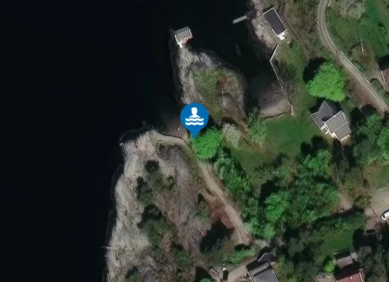 Satellite image of Hornstranda