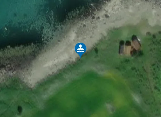 Satellite image of Melansjøen
