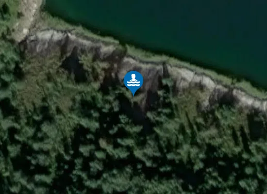 Satellite image of Tverrlandet
